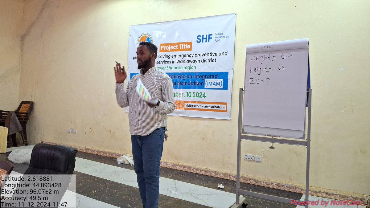 PDASomalia's tweet photo. ,@PDASomalia conducted interactive training sessions on Integrated Management of Acute Malnutrition (IMAM) for nutrition staff and community representatives in Wanlawayn district supporting @shf_somalia's preventive and curative efforts to combat malnutrition in Somalia. https://t.co/BuqRlllZWX