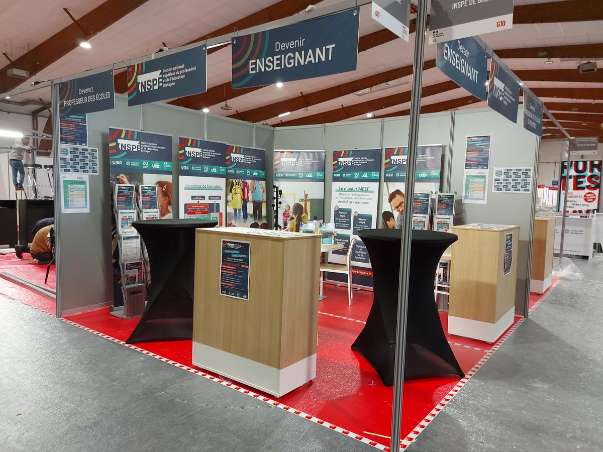Pour devenir enseignant : venez à notre rencontre <a href="/INSPE_Bretagne/">INSPÉ de Bretagne</a> sur le stand G10 du salon de Rennes qui ouvre aujourd'hui à 9h00 jusque samedi 18h00.