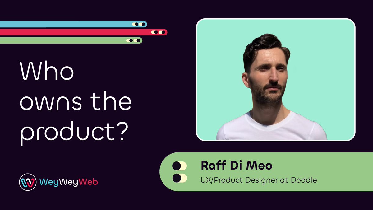 Who owns the product? 🤔
 
Raff Di Meo (<a href="/raff_dimi/">Raffaele Di Meo</a>) tackled this big question in his talk at WWW24! It’s not just about great design, it’s about creating real value. 🛠️

Take a look here! 👇
[youtu.be/QXZdw7Q4yHc]
#WeyWeyWeb24 #UIdesign #UXdesign