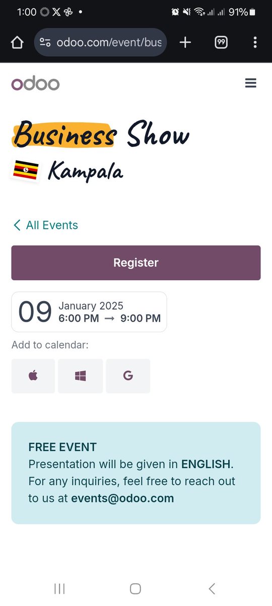 Techthingsltd's tweet image. Happening today! The Odoo Business Show kicks off at 6 PM. 🚀 Don&apos;t miss this opportunity to explore cutting-edge business solutions and connect with industry leaders. See you there! #OdooRoadshow #BusinessInnovation