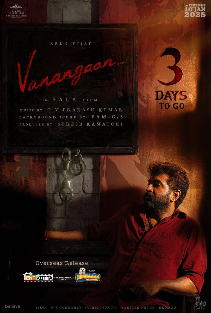 #Vanangaan - Singapore 🇸🇬 Bookings Opened 
Synopsis - Revolves around Koti, a hearing &amp; speech impaired man who resorts to violence to fight against injustice. When some men commit misdemeanour in the school he works in, Koti decides to take matters in his own hands. 

#ArunVijay