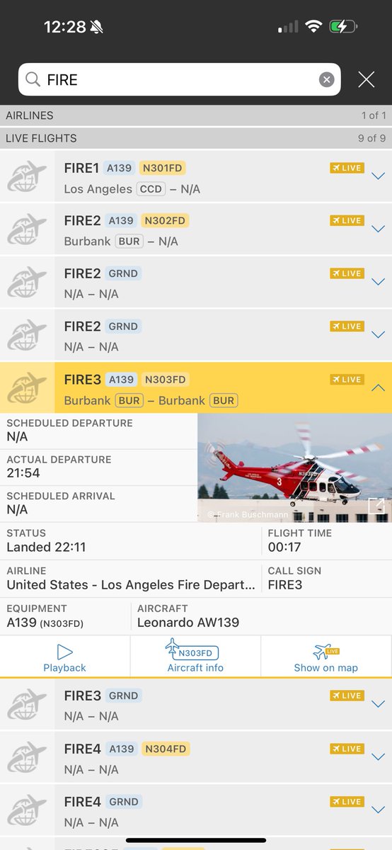 internetguy01's tweet image. 🧵4: 
Firefighter helicopter with callsign #FIRE3 has definitely covered Studio City
