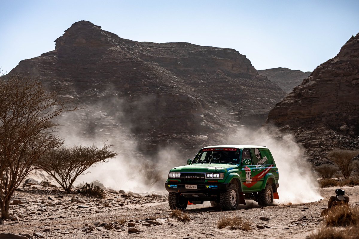 🟢 NEWS

After fighting during the first 4 stages in the front of the H3 category, we have sustained heavy damage in the front axle of our Toyota, which forced us to retire from the Dakar Classic.

We thank everyone involved in this project, and we hope to be back next year!