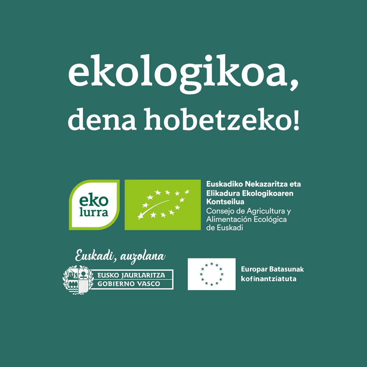 ✅ Ez dira guztiak berdinak: elikagai ekologikoek lurra eta osasuna zaintzen dituzte pestizida eta gehigarririk gabe.

✅ No todos son iguales: los alimentos ecológicos cuidan la tierra y la salud sin pesticidas ni aditivos.

#nekazaritzaekologikoa #ingurumena #etorkizuna