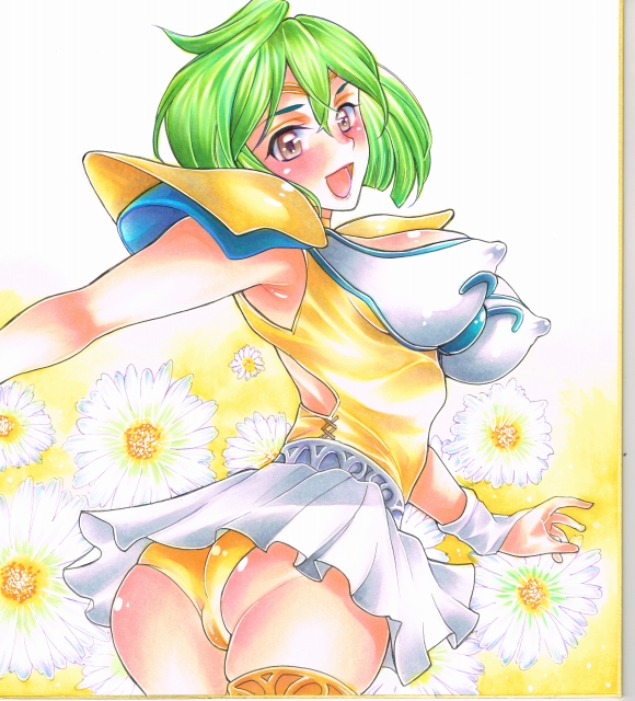 色紙四枚目です。
『愛天使伝説ウェディングピーチ』より
エンジェルデイジーさんです。
#美少女パラダイス6 