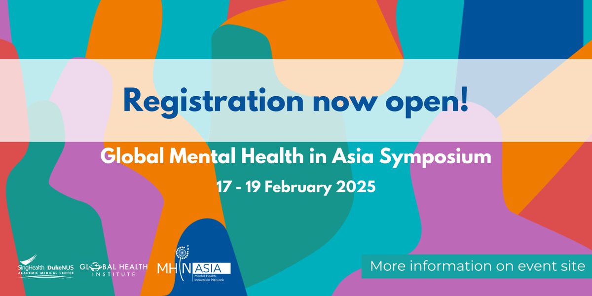INSEAD (@insead) on Twitter photo Join us at the Global Mental Health in Asia 2025 Symposium next month!
Taking place from 17-19 February 2025, the symposium is organised by the SingHealth Duke-NUS Global Health Institute (<a href="/SD_GHI/">SingHealth Duke-NUS Global Health Institute</a>) and the Mental Health Innovation Network (MHIN) Asia Hub (<a href="/MHIN_Asia/">Mental Health Innovation Network Asia Hub</a>), backed by Join us at the Global Mental Health in Asia 2025 Symposium next month!
Taking place from 17-19 February 2025, the symposium is organised by the SingHealth Duke-NUS Global Health Institute (<a href="/SD_GHI/">SingHealth Duke-NUS Global Health Institute</a>) and the Mental Health Innovation Network (MHIN) Asia Hub (<a href="/MHIN_Asia/">Mental Health Innovation Network Asia Hub</a>), backed by