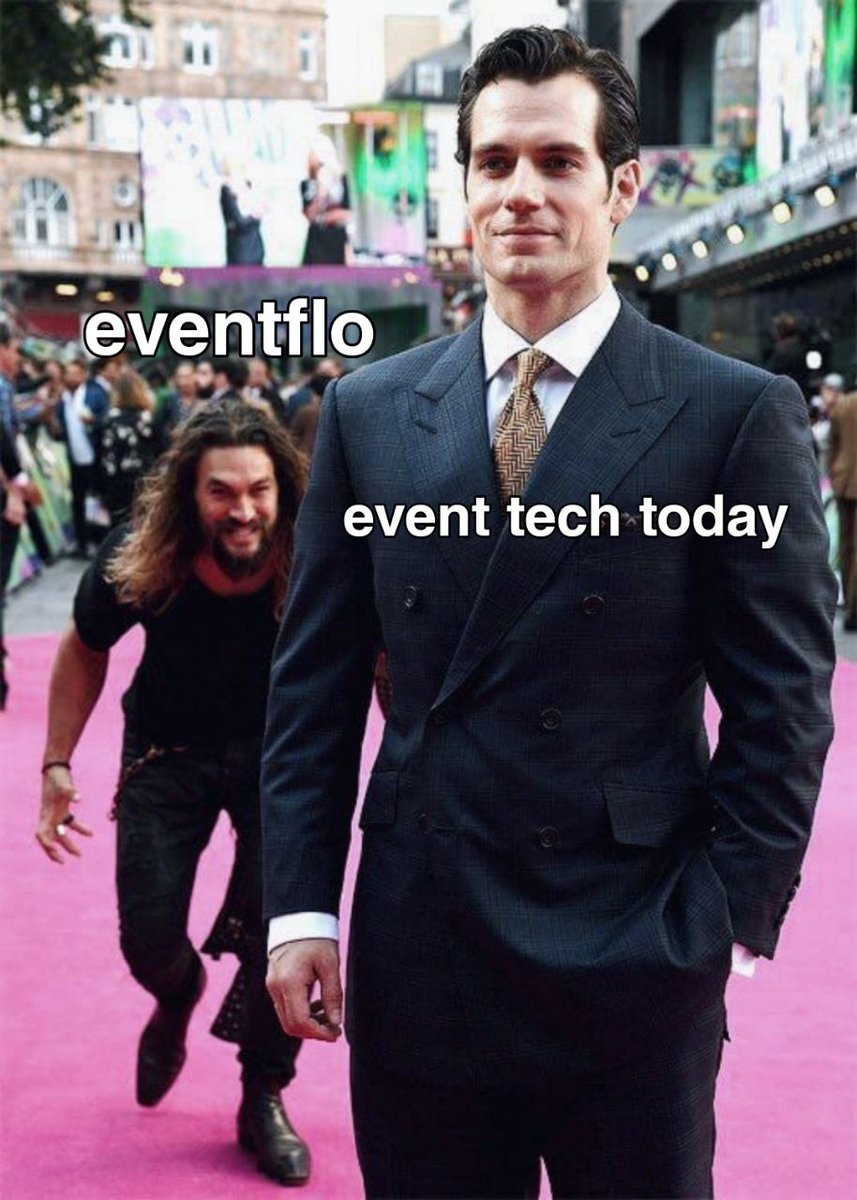 eventfloHQ's tweet image. Us quietly sneaking up on event tech. 

Brace yourselves, we’re not here to RSVP.