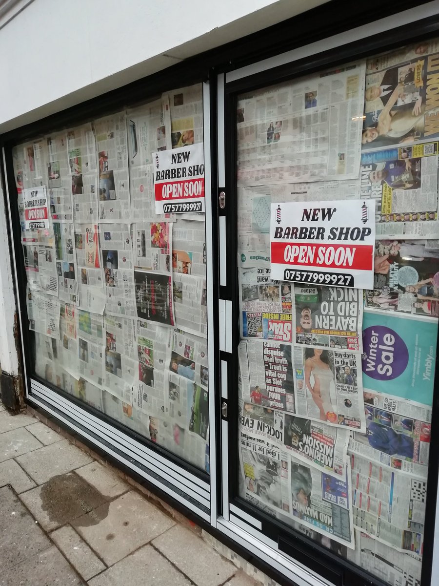 Sayitazitis's tweet photo. Great another money laundering Barbers in my little town of Farnham,, lived here 45 years with 3 barbers and 2 hair salons,, and in the past 5 years this is the 6th new one to pop up, there just isn't enough people in this small town to justify a Barbers, https://t.co/qouUdI9C2e