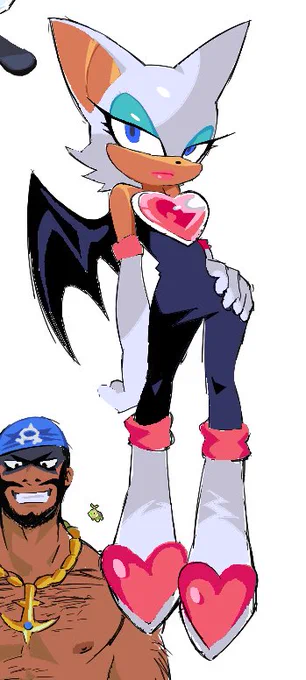 rouge in magma doodle 
