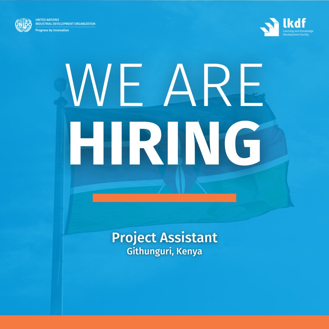 📢 Join UNIDO as a Project Assistant

We are seeking a Project Assistant to provide critical administrative and logistical support to initiatives in Kenya’s agriculture and dairy sector. 

Apply here by January 30th: careers.unido.org/job/KEN-Other-…