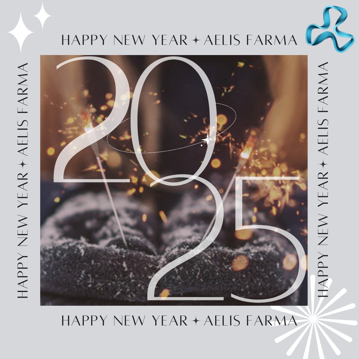 The Aelis Farma team wishes you a promising and successful 2025! 🌟  

2024 was a landmark year for us, with major strides in the clinical development of our CB1-SSi drug candidates, AEF0117 and AEF0217.  

2025 promises to be a year of growth, innovation and impact. 🌍