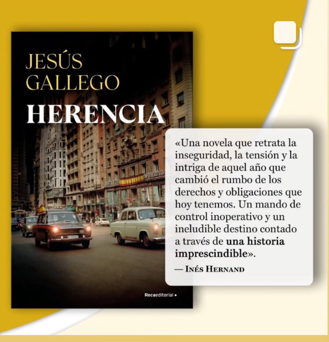 Ya está HERENCIA en librerías 📚 
¡Que vuele sobre muchas cabezas!