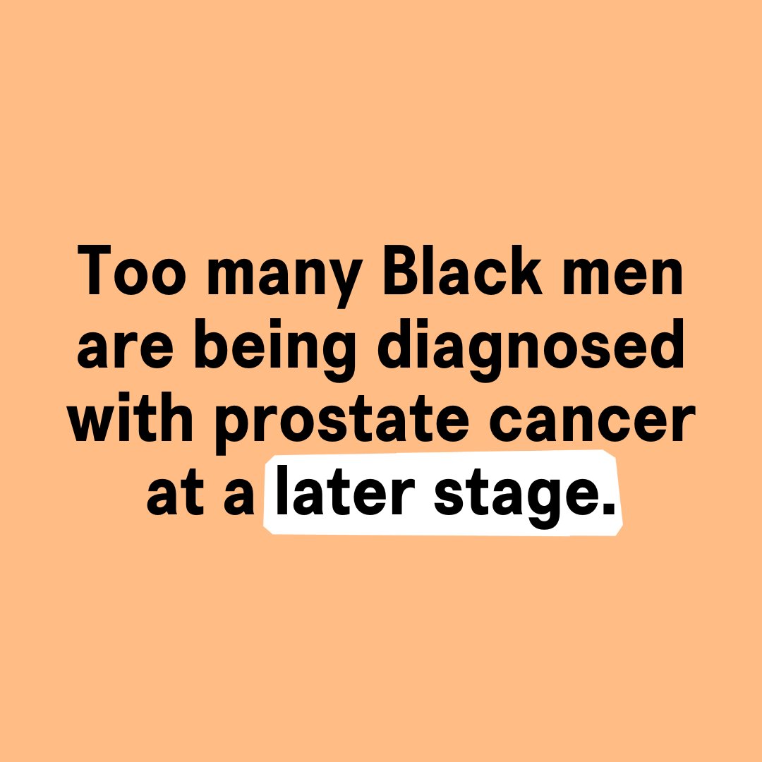 New data reveals today that Black men are being put in disproportionate danger of dying from #ProstateCancer due to significant health inequities and outdated NHS guidelines.

It shouldn’t be this way.

And it’s putting their lives at risk.

➡️ Learn more: bit.ly/3DMCaVa
