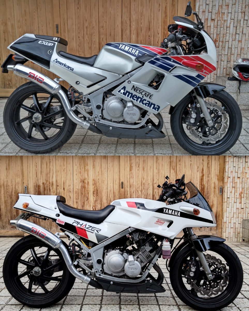 FZ250YSP's tweet image. 一台二役☺️フレーム改造で、カウルの着せ替えが出来ます☺️ベースはFZR250
#FZR250 #FZ250 #ヤマハ