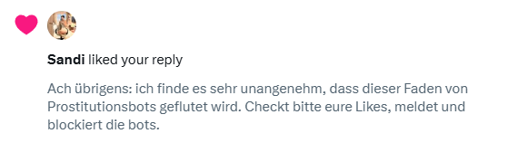 Ich. Hasse. Bots.
#spam #Bots