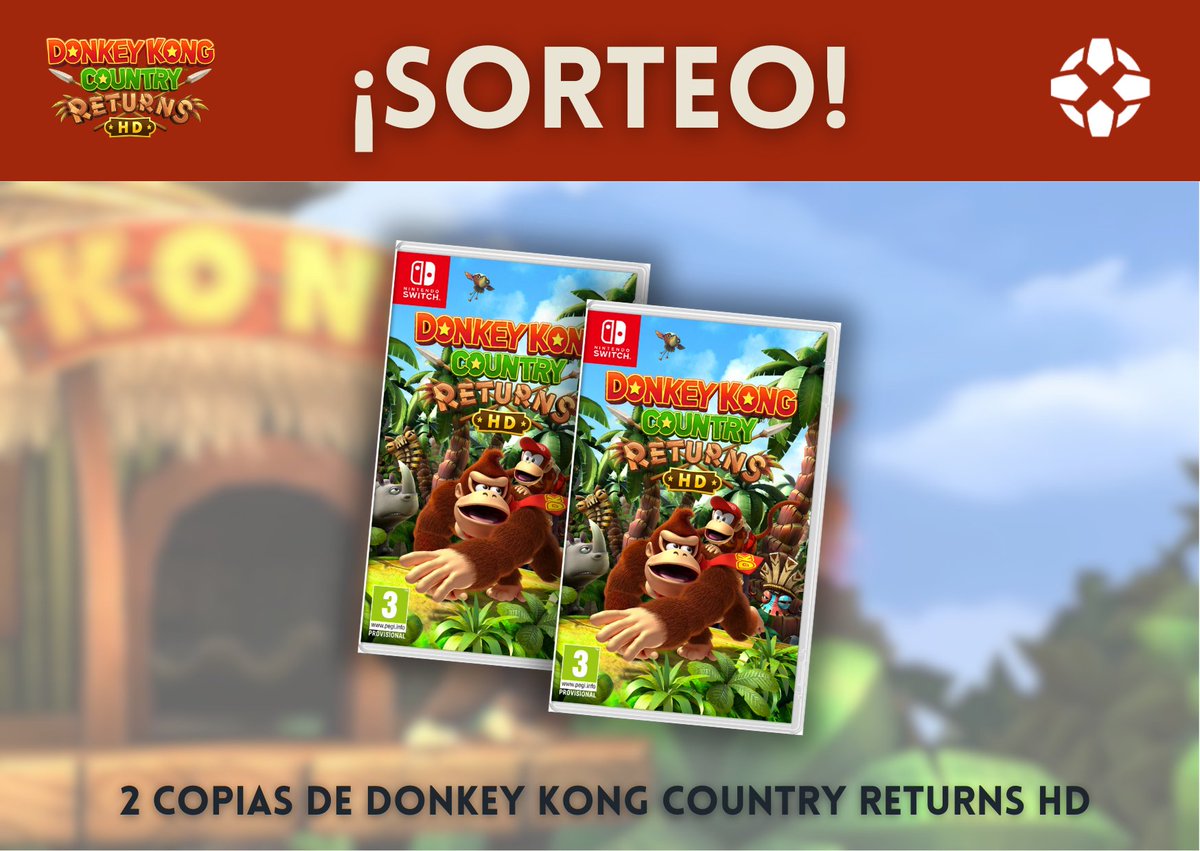 💥 KONGCURSAZO💥

🐒🦍 ¿Tienes ganas de jugar a Donkey Kong Country Returns HD? ¡Pues puedes llevarte una de estas dos copias!

🔸RT
🔸Sigue a <a href="/IGN_es/">IGN España</a> 
🔸Responde a este tuit con #DonkeyKongcurso y cuéntanos si eres más de Donkey o de Diddy Kong y por qué 🤓

📍 Solo para España