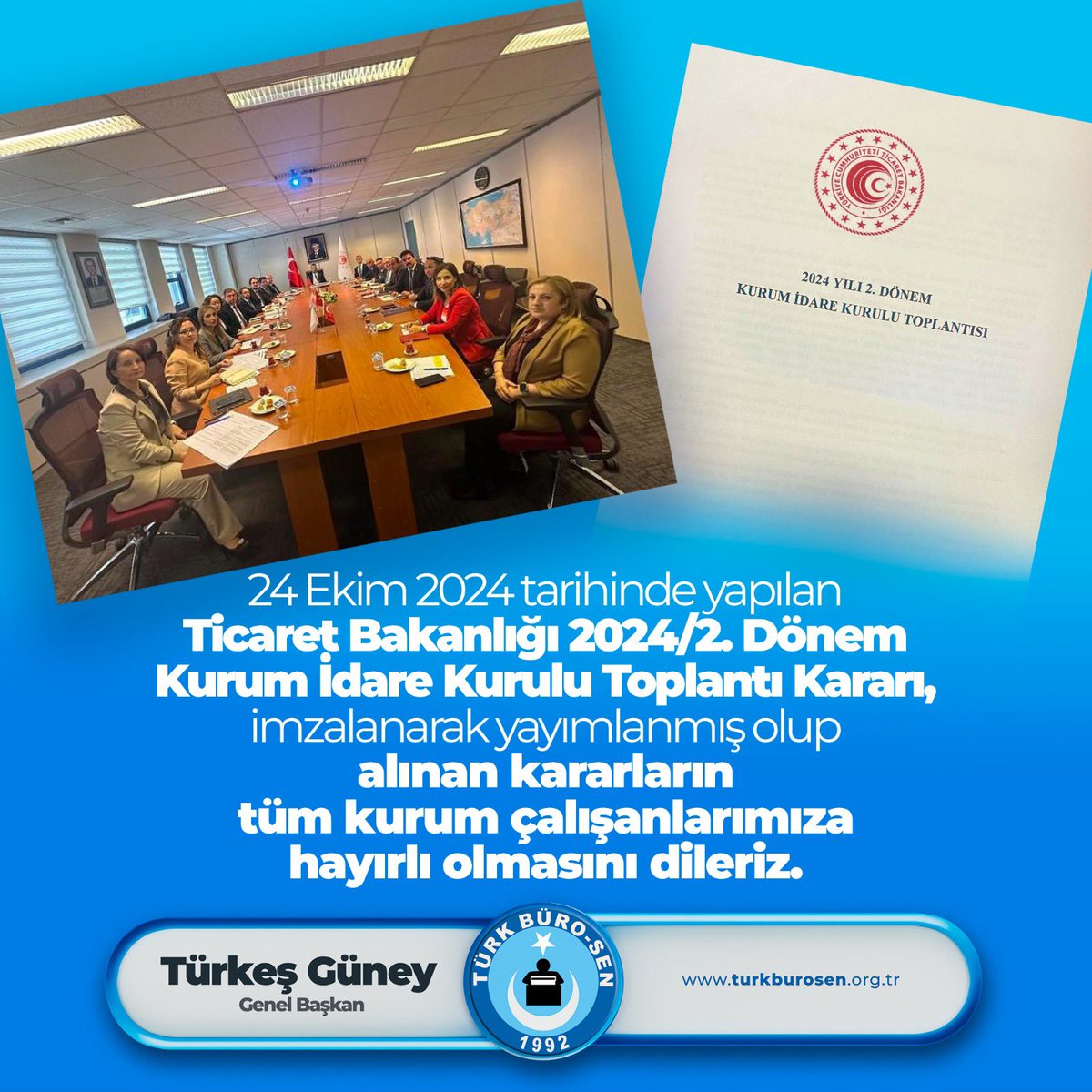 Türk Büro Sen “Sendikacılık Yapar,Hak Arar” Diğerleri “Eşantiyon Ltd.Şti.

Kurum İdare Kurulu👇🏼

turkburosen.org.tr/2025/01/24-eki…