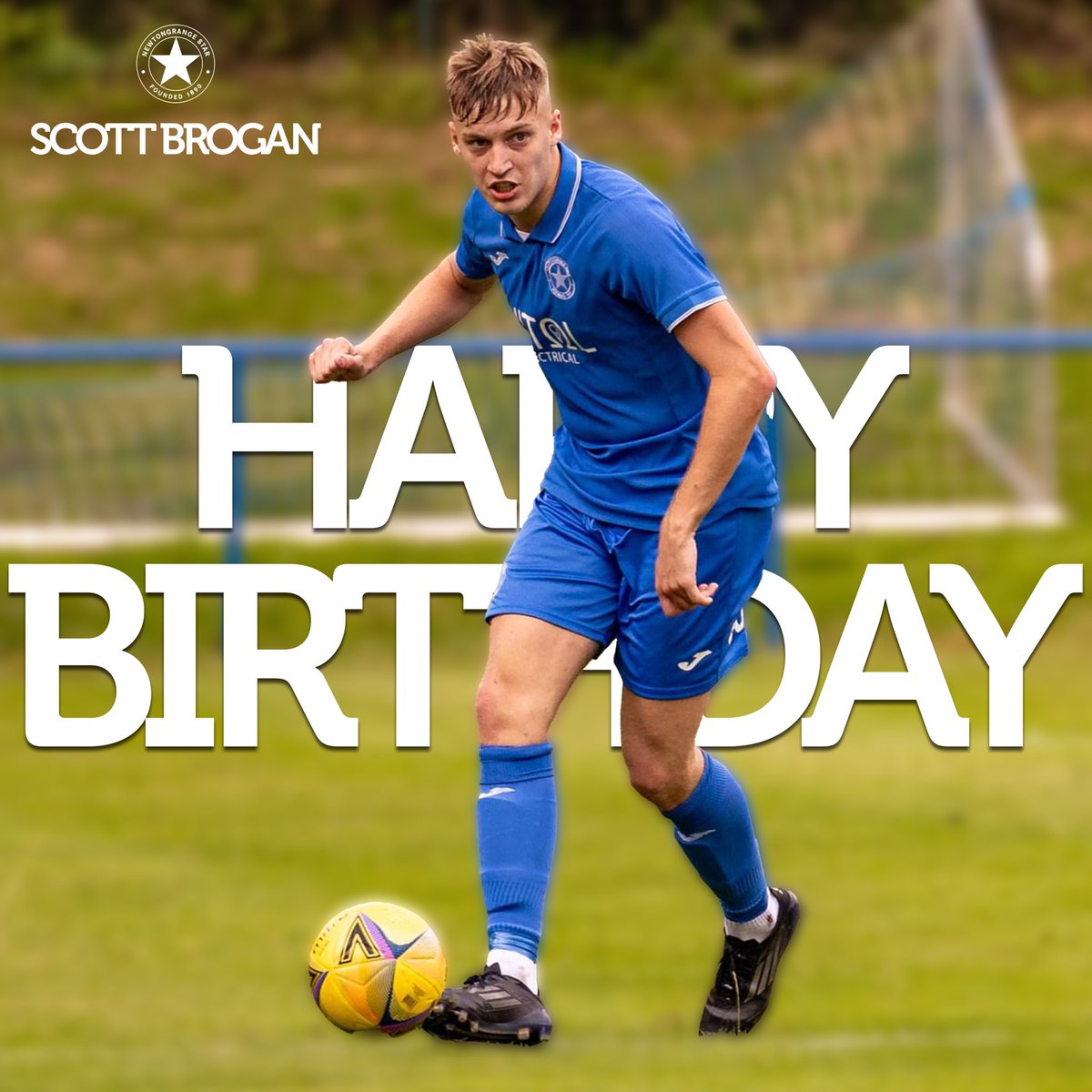 NittenStar1890's tweet photo. We’d like to wish defender Scott Brogan many happy returns as he turns 22 today. 

Happy birthday, Scotty 🥳 https://t.co/2u0visRvm5