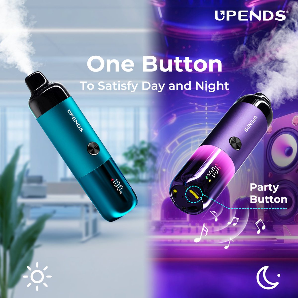 UPENDS_Global's tweet photo. DUALX：Mater Day，Own Night
One click to bring sound and colorful light

 Must be 21+ to follow
#newproduct #nightlife #upends  #guess https://t.co/W6keAeJqaL