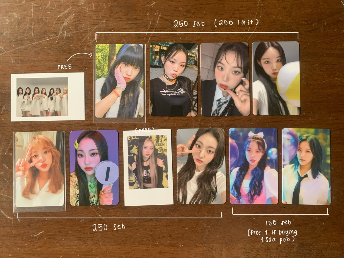 deukeas's tweet image. paubos since these r my only pcs left 🥹 lowered the prices as much as i can

wts lfb ph

dreamcatcher and billlie photocards
- selling in sets (moon sua can be tingi)
- see pictures for prices

mop : gcash, gotyme
mod : jnt
dop : 3 days after oc