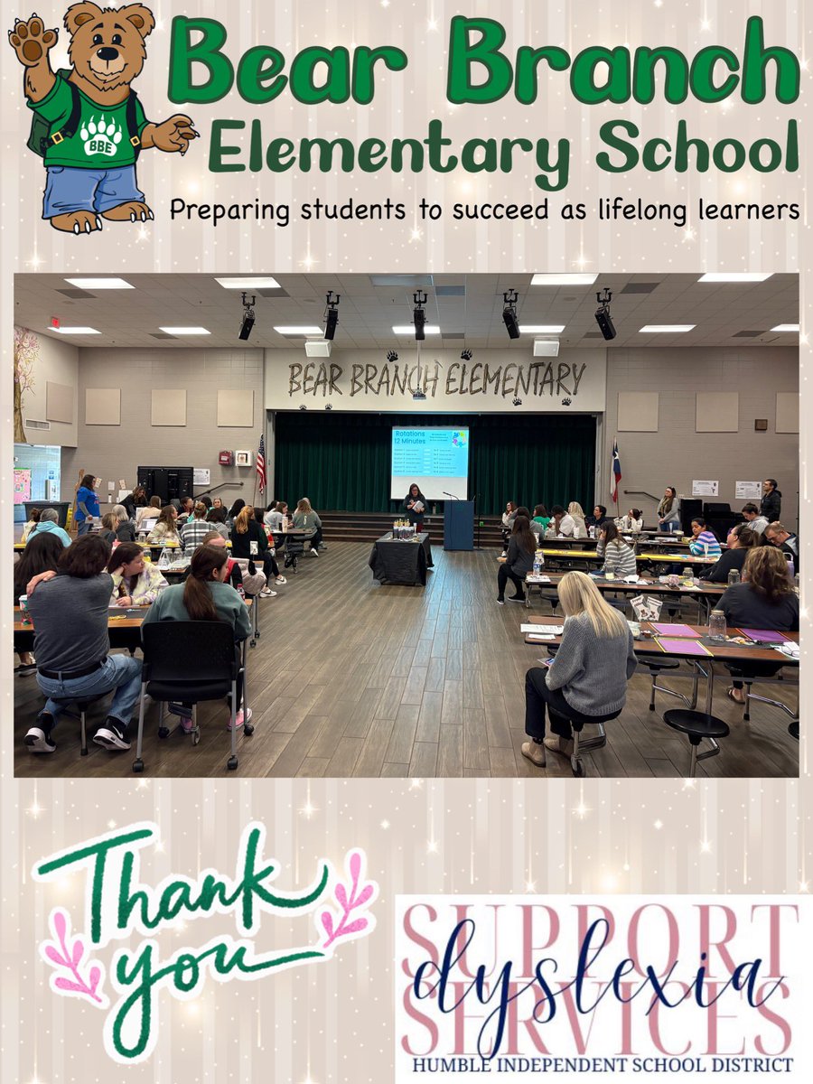 Humble ISD Dyslexia (@hdyslexia) on Twitter photo Shining a light 🔦on new learning 📚📓✏️in the new year 🎉with <a href="/HumbleISD_BBE/">Bear Branch Elem</a> Bears and the Dyslexia Simulation Experience! #ShineOn #Dyslexia #Dysgraphia Shining a light 🔦on new learning 📚📓✏️in the new year 🎉with <a href="/HumbleISD_BBE/">Bear Branch Elem</a> Bears and the Dyslexia Simulation Experience! #ShineOn #Dyslexia #Dysgraphia