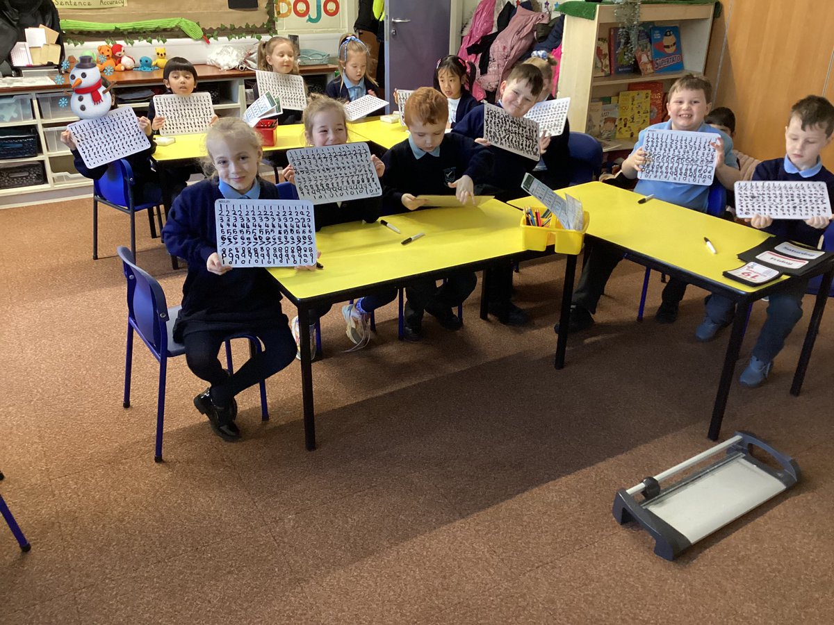 Working on our number formation #stocktonwoodmaths