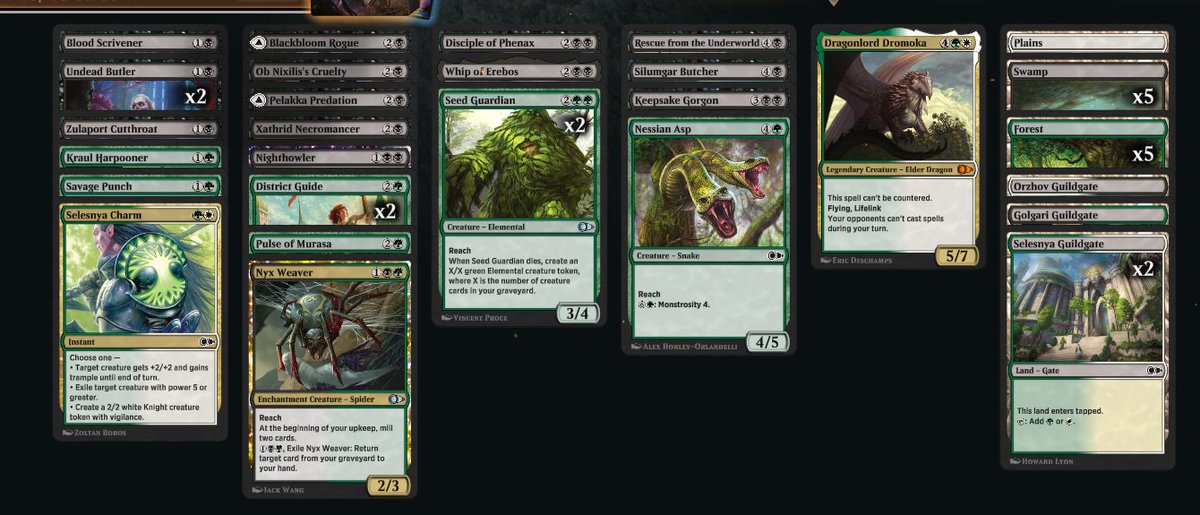 Ethan Saks (@lordtupperware) on Twitter photo 🏆back-to-back with the near mono blue deck from yesterday
People keep passing me whip, i'm not sure why
Though Dromoka was the real MVP here
Keepsake Gorgon still slaps, mea culpa <a href="/mistermetronome/">MisterMetronome</a> 🏆back-to-back with the near mono blue deck from yesterday
People keep passing me whip, i'm not sure why
Though Dromoka was the real MVP here
Keepsake Gorgon still slaps, mea culpa <a href="/mistermetronome/">MisterMetronome</a>