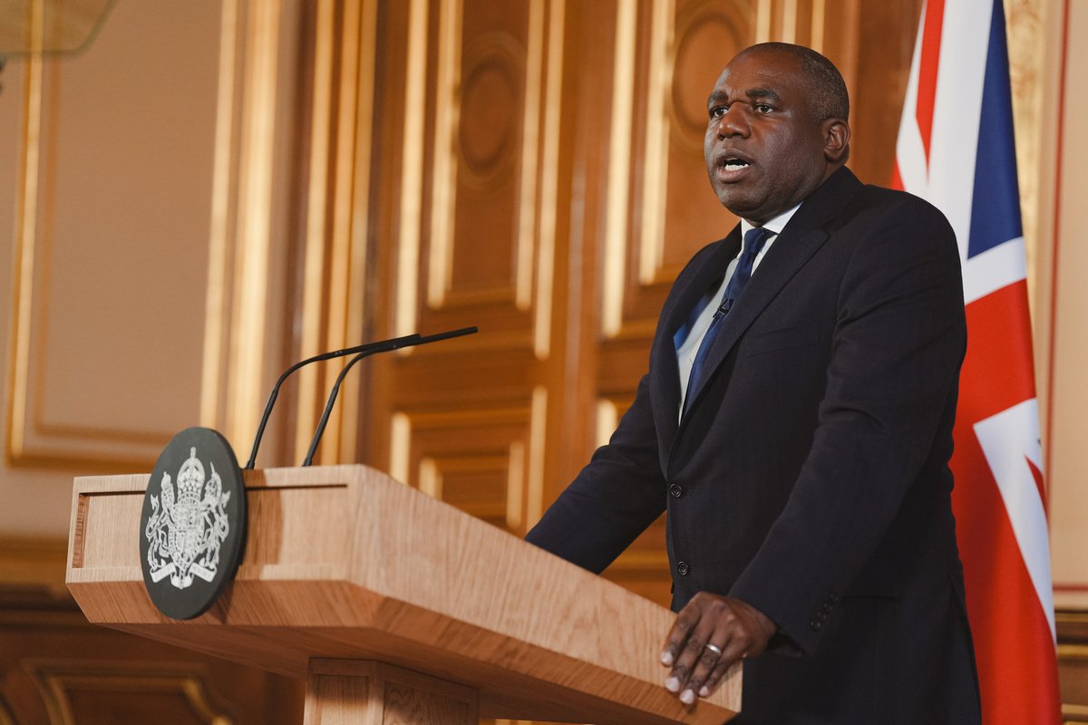 Our foreign policy is powering the Plan for Change at home through progressive realism abroad.

Boosting growth and climate action while smashing the gangs and tackling irregular migration.

Read the Foreign Secretary’s Locarno Speech: gov.uk/government/spe…