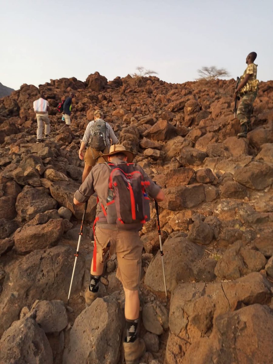 NorthTCircuit's tweet image. Are you ready for the ultimate adventure? Conquer the Teleki Volcano—a 20km hike in the scorching Turkana heat! 🏜️
Photo: Samuel Ole Gish
#TunzaMaliYako #ExploreTurkana #NatureLovers #KenyaParks