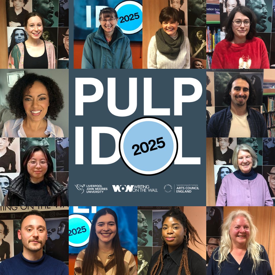 Writing on the Wall (@wowfest) on Twitter photo #PulpIdol2025 Grand Final - Tickets on Sale NOW!
Find out which new novelist will be crowned Pulp Idol 2025 Champion! 👑
📅 Fri 21st Feb, Doors @ 7pm
📍<a href="/RoyalCourtLiv/">Royal Court Liverpool</a>
🎟️bit.ly/4fM0Fiw #PulpIdol2025 Grand Final - Tickets on Sale NOW!
Find out which new novelist will be crowned Pulp Idol 2025 Champion! 👑
📅 Fri 21st Feb, Doors @ 7pm
📍<a href="/RoyalCourtLiv/">Royal Court Liverpool</a>
🎟️bit.ly/4fM0Fiw