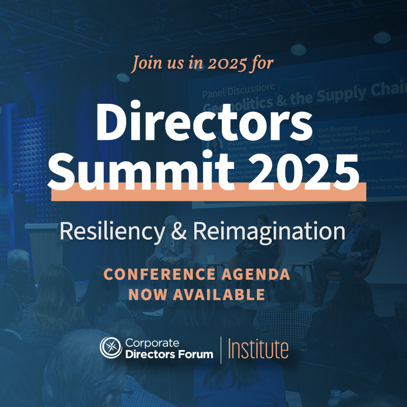 Join us for Directors Summit 2025, Feb 20-21!

Get ready for two days of expert insights, groundbreaking innovations, and strategies on “Resiliency &amp; Reimagination”. 

Agenda: directorsforum.com/agenda 

Registration is now open: bit.ly/3HocL2A

#DirectorsSummit2025