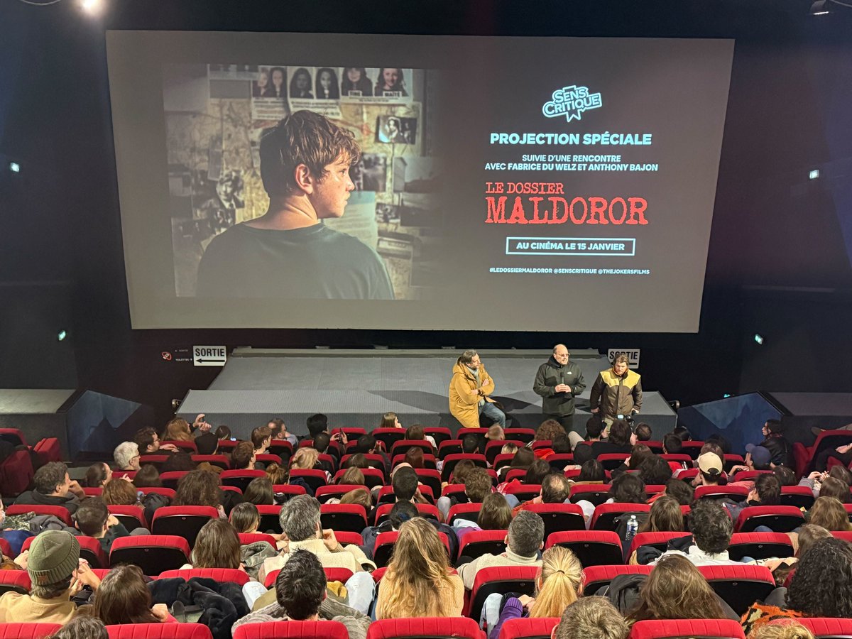 Majestic Bastille (@majbastille) on Twitter photo 📸✨ Retour en image sur la projection spéciale du 𝗗𝗼𝘀𝘀𝗶𝗲𝗿 𝗠𝗮𝗹𝗱𝗼𝗿𝗼𝗿 - Avant-première <a href="/SensCritique/">SensCritique</a>
Rendez-vous très bientôt pour de nouvelles découvertes cinématographiques au <a href="/MajBastille/">Majestic Bastille</a> 💜 📸✨ Retour en image sur la projection spéciale du 𝗗𝗼𝘀𝘀𝗶𝗲𝗿 𝗠𝗮𝗹𝗱𝗼𝗿𝗼𝗿 - Avant-première <a href="/SensCritique/">SensCritique</a>
Rendez-vous très bientôt pour de nouvelles découvertes cinématographiques au <a href="/MajBastille/">Majestic Bastille</a> 💜