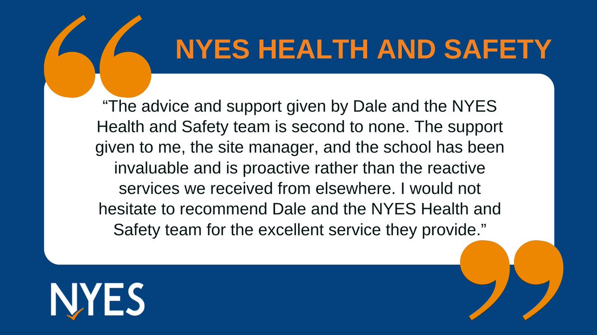 Our NYES Health and Safety service partners with schools across the country to help you meet statutory health and safety obligations. Read the full case study here about how our specialist team have supported Shaw Wood Academy in Doncaster: nyes.info/Article/167687