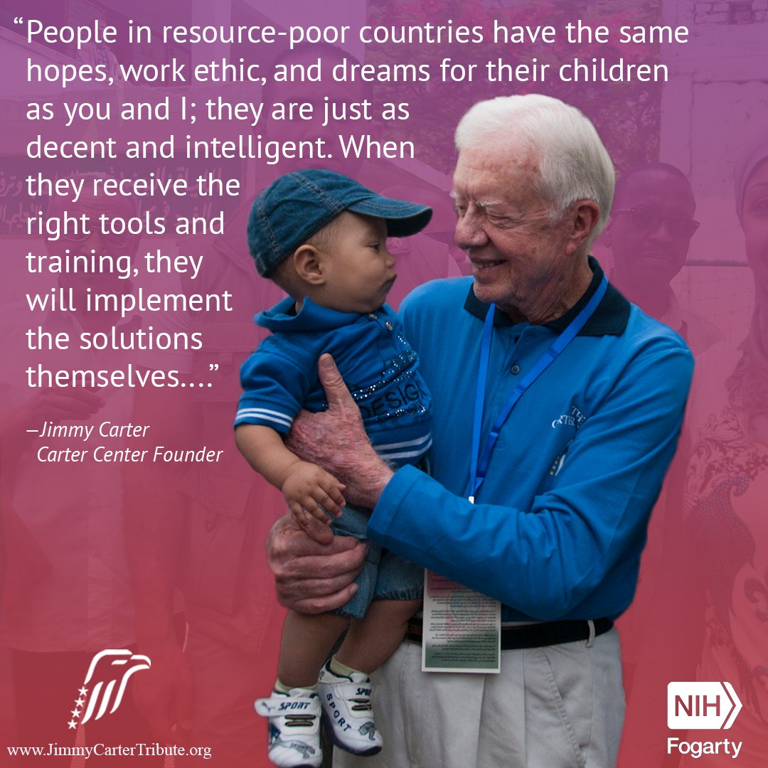 Fogarty at NIH (@fogarty_nih) on Twitter photo On this National Day of Mourning, we honor former U.S. President Jimmy Carter's incredible legacy in global public health and humanitarian efforts. 🌍
Read more about his impact via <a href="/USAIDGH/">USAID Global Health</a>: medium.com/usaid-2030/he-…
📸: <a href="/CarterCenter/">The Carter Center</a>
#JimmyCarter #GlobalHealth #PublicHealth On this National Day of Mourning, we honor former U.S. President Jimmy Carter's incredible legacy in global public health and humanitarian efforts. 🌍
Read more about his impact via <a href="/USAIDGH/">USAID Global Health</a>: medium.com/usaid-2030/he-…
📸: <a href="/CarterCenter/">The Carter Center</a>
#JimmyCarter #GlobalHealth #PublicHealth