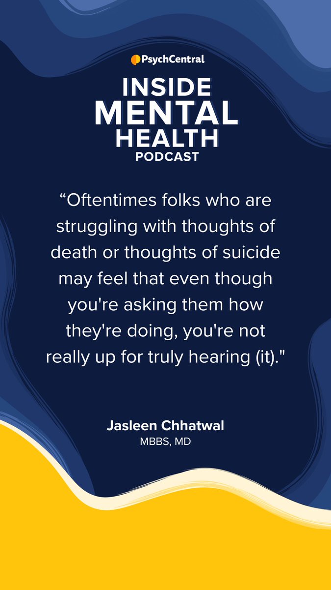 Psych Central (@psychcentral) on Twitter photo We must factor in trauma when discussing suicide prevention.
Tune in to this episode of the Inside Mental Health podcast to stay informed. Hosted by <a href="/gabehoward29/">Gabe Howard</a>
psychcentral.com/blog/podcast-t… We must factor in trauma when discussing suicide prevention.
Tune in to this episode of the Inside Mental Health podcast to stay informed. Hosted by <a href="/gabehoward29/">Gabe Howard</a>
psychcentral.com/blog/podcast-t…