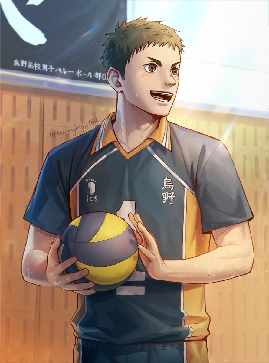 bunnying_182's tweet image. “この一点、絶対取るぞ！”
#daichi #daichisawamura #澤村大地 #Haikyuu #illustration