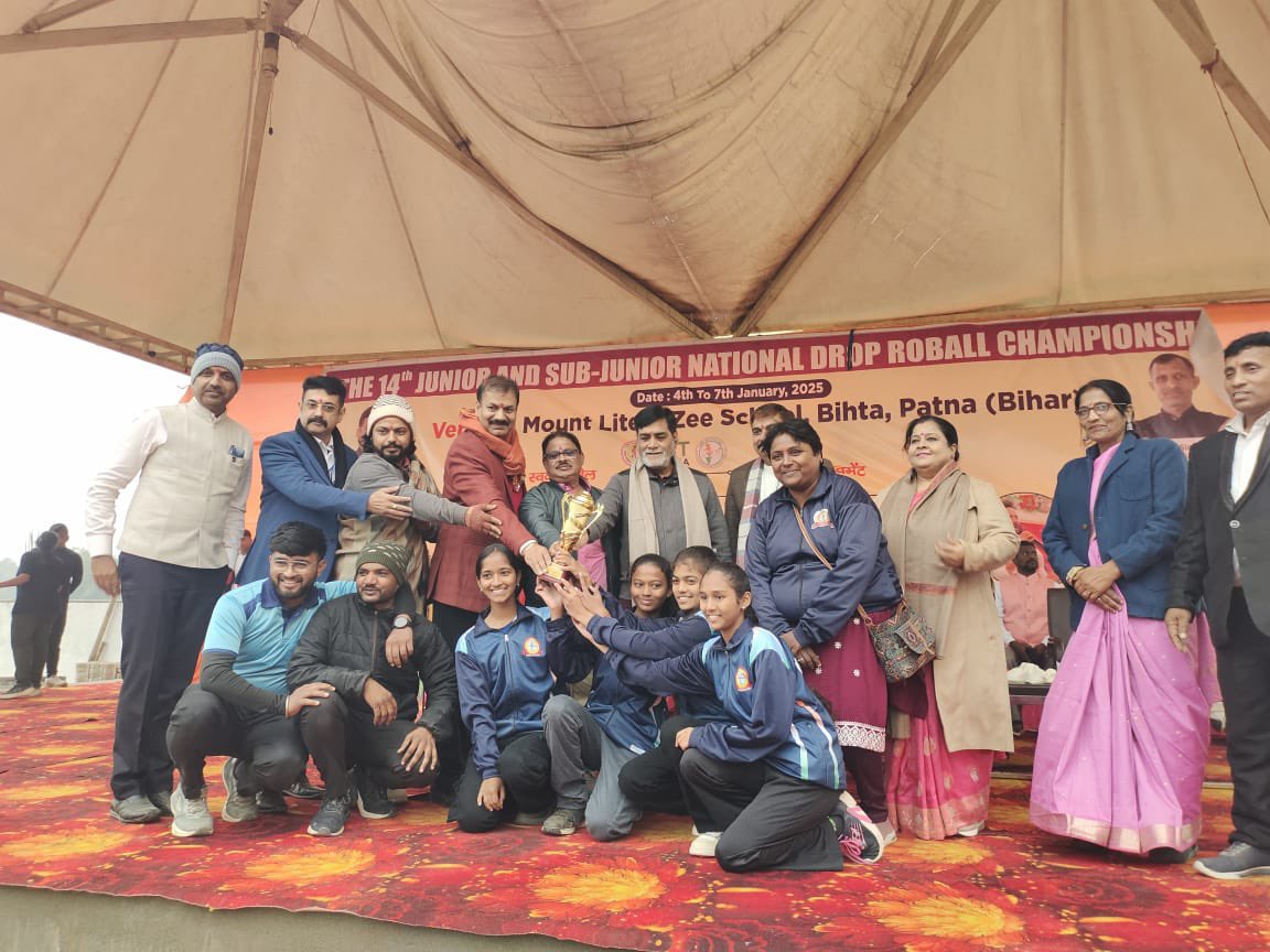 DropRoballdrfi's tweet photo. The 14th Sub Junior and Junior National Drop Roball Championship was successfully organized in Patna, Bihar.

The closing ceremony was graced by former Union Minister Shri Ram Kripal Yadav Ji as the Chief Guest. He honored the talented players and motivated them https://t.co/50cGnXjOwv