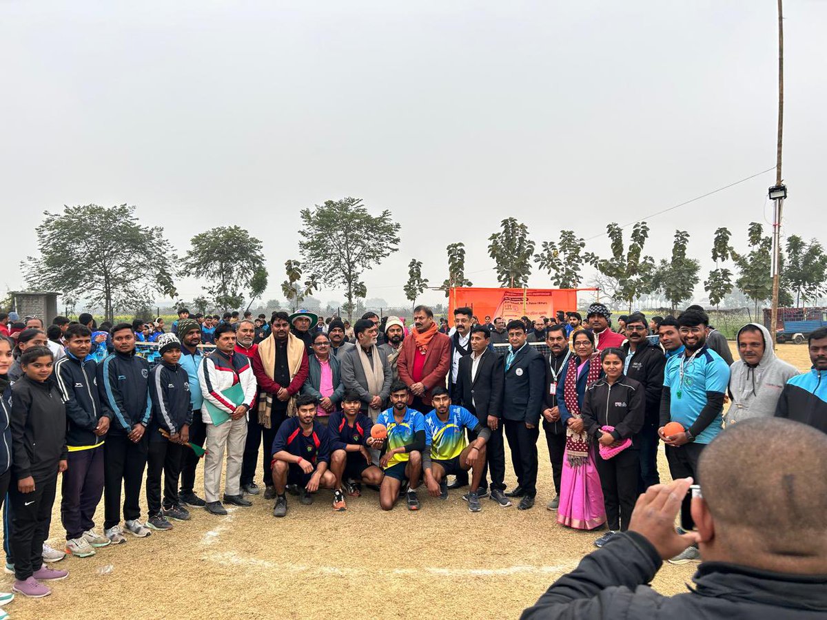 DropRoballdrfi's tweet photo. The 14th Sub Junior and Junior National Drop Roball Championship was successfully organized in Patna, Bihar.

The closing ceremony was graced by former Union Minister Shri Ram Kripal Yadav Ji as the Chief Guest. He honored the talented players and motivated them https://t.co/50cGnXjOwv