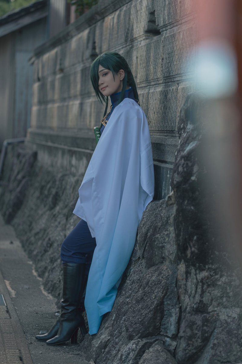 Yufaaaaaaa's tweet photo. [コスプレ/にっかり青江]

目が合う瞬間

photo:@a_rin313 
 #スタジオお結び https://t.co/mfUAEpenjd