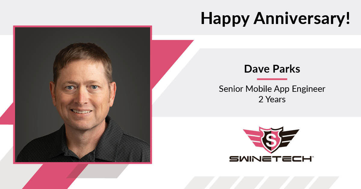 SwineTechInc's tweet image. 🎉 Happy 2-Year Anniversary, Dave!
Your dedication as our Senior Mobile App Engineer has been vital to SwineTech’s success. Thank you for all you do!
#WorkAnniversary #TeamSwineTech