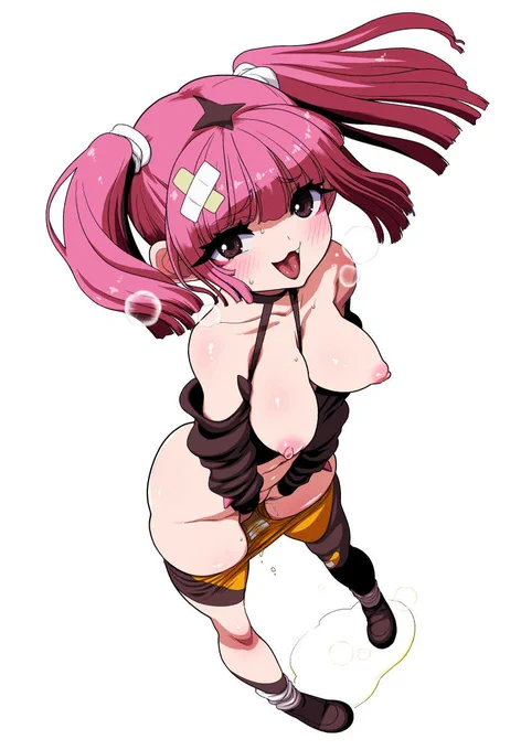アニポケのサンゴちゃん。のつもり。 パース付けて描こうと思ったが、なんかロリキャラ体形みたいになった。彼女、メスガキだけどロリじゃないよね。 液タブ変えてから初めて色塗った。 