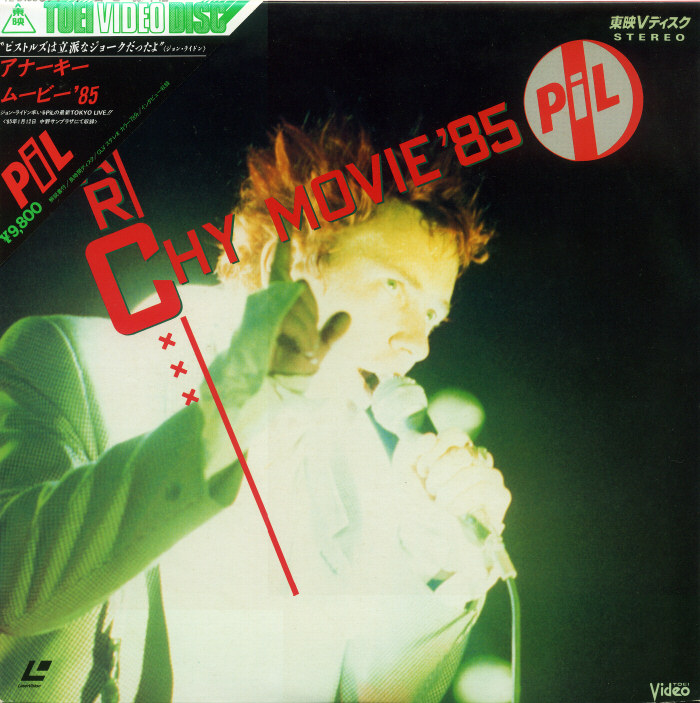 pilofficial's tweet photo. This day in #PiL history... January 12th 1985. PiL play Nagoya, City Hall, Japan. The show is recorded for a Japanese-only video release (bizarrely) titled 'PiL in Anarchy Movie 85'. Also released on laser disc. 

https://t.co/CL1gNnStWO https://t.co/SpJrqT4WXl