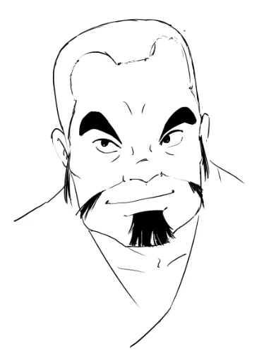 流石に数日落書きすらしてないのは
危ういと思って描いた
雲のように風のようにの渾沌 