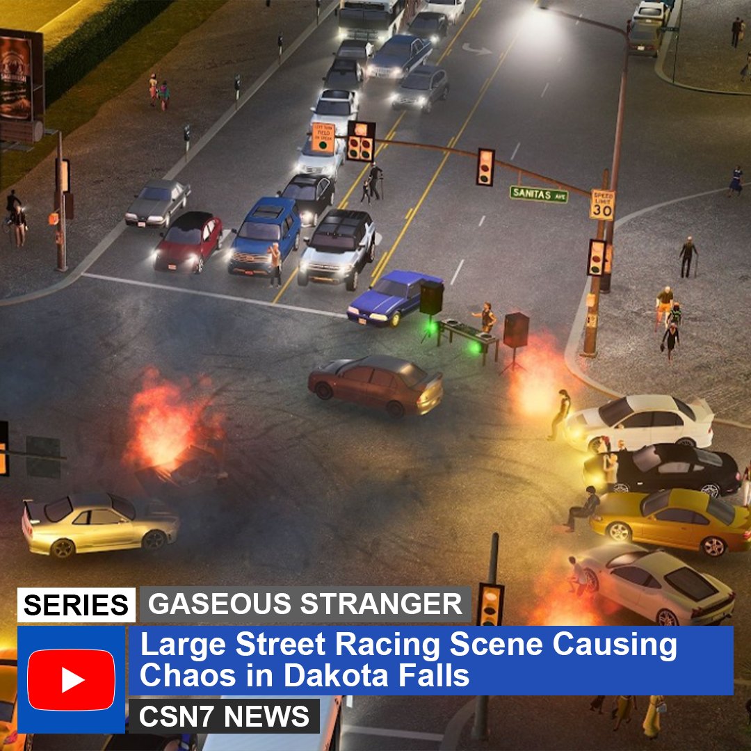 CSN__7's tweet image. In Dakota Falls, Mayor Gaseous Stranger has to deal with a huge Street Racing problem taking over the streets of the city
youtube.com/watch?v=pgnMmO…
