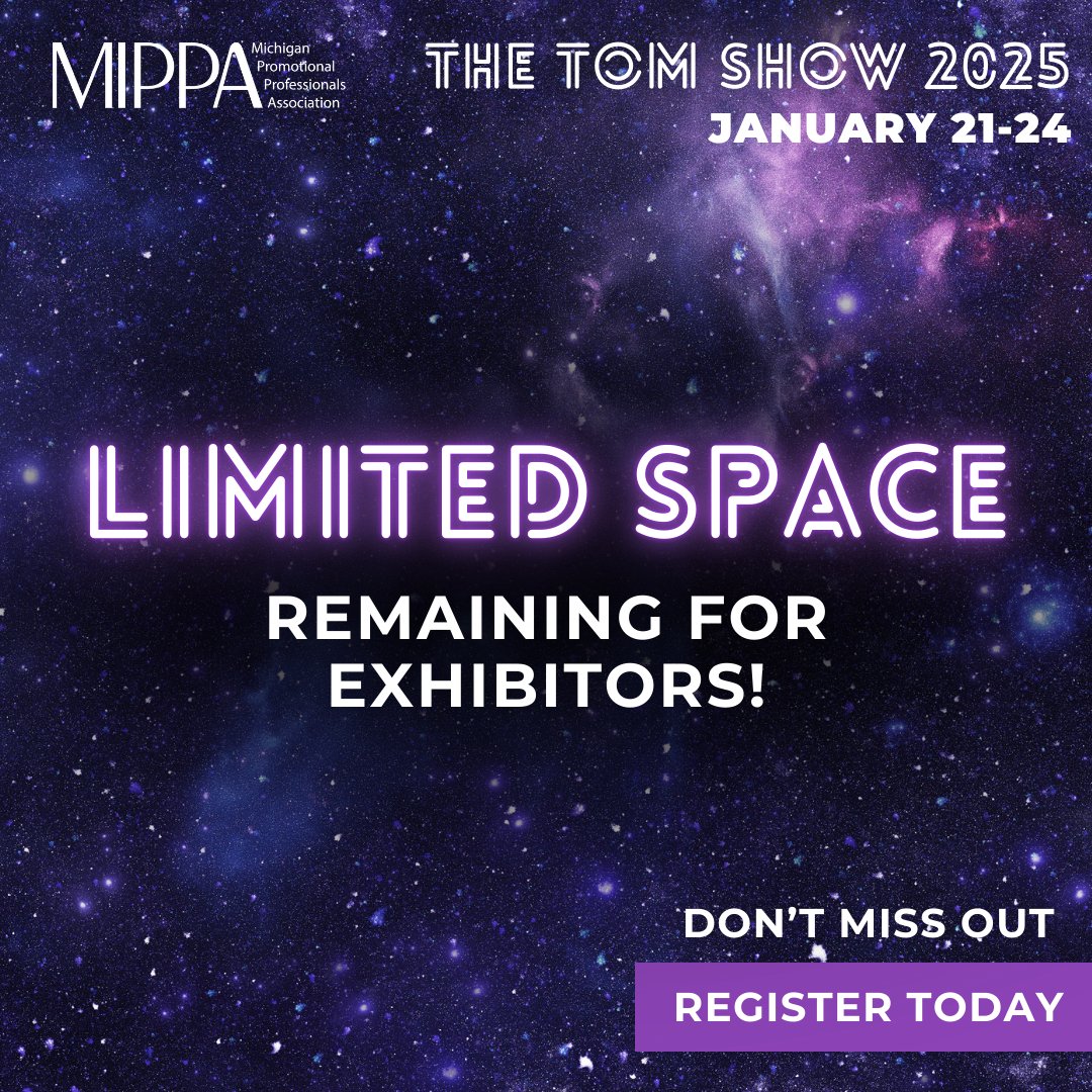 mymippa's tweet photo. There are only a few exhibitor spaces remaining for the 2025 TOM Show!

Don't miss out! Register today: https://t.co/yx8GXVFm07 https://t.co/jJWksUyrhC