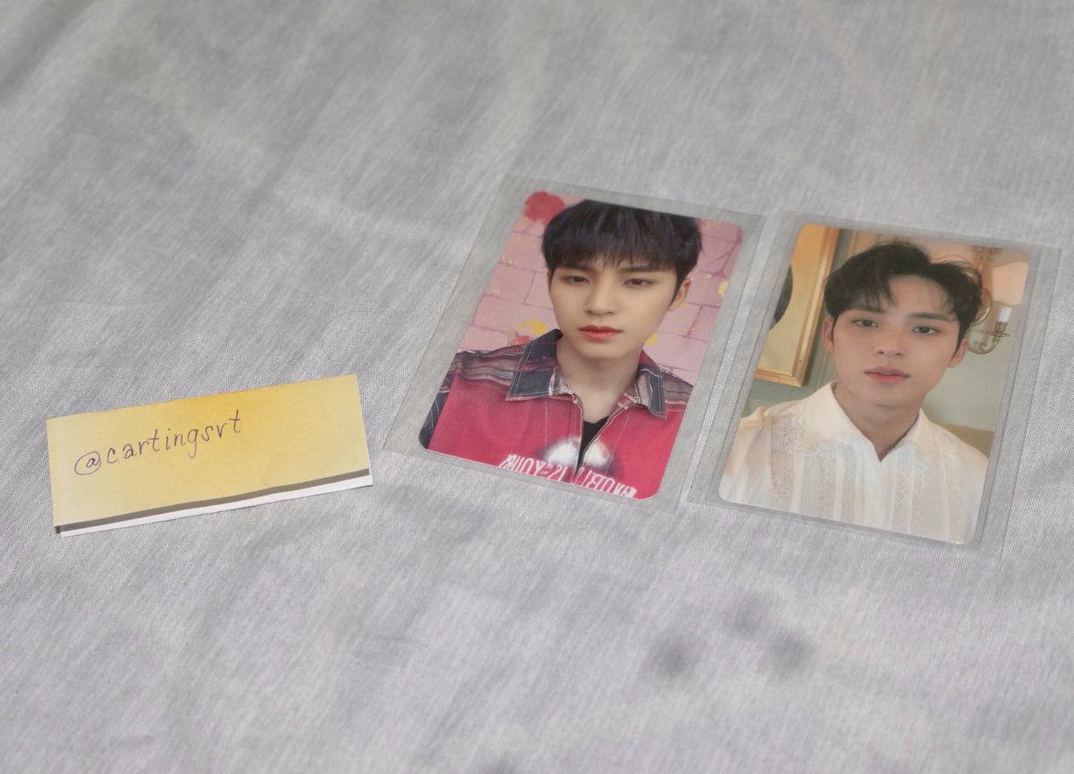 cartingsvt's tweet photo. wts lfb svt ph

mingyu yzy your choice pob — ₱280
mingyu sakristan al fine scc — ₱550

can be sold as tingi but will prio set takers

₱800 as set

MOP: Gcash/Bank transfer
MOD: JNT/LBC
can ship as early as tomorrow 

reply/dm!

🏷 seventeen photocard https://t.co/IznJCPAMIA