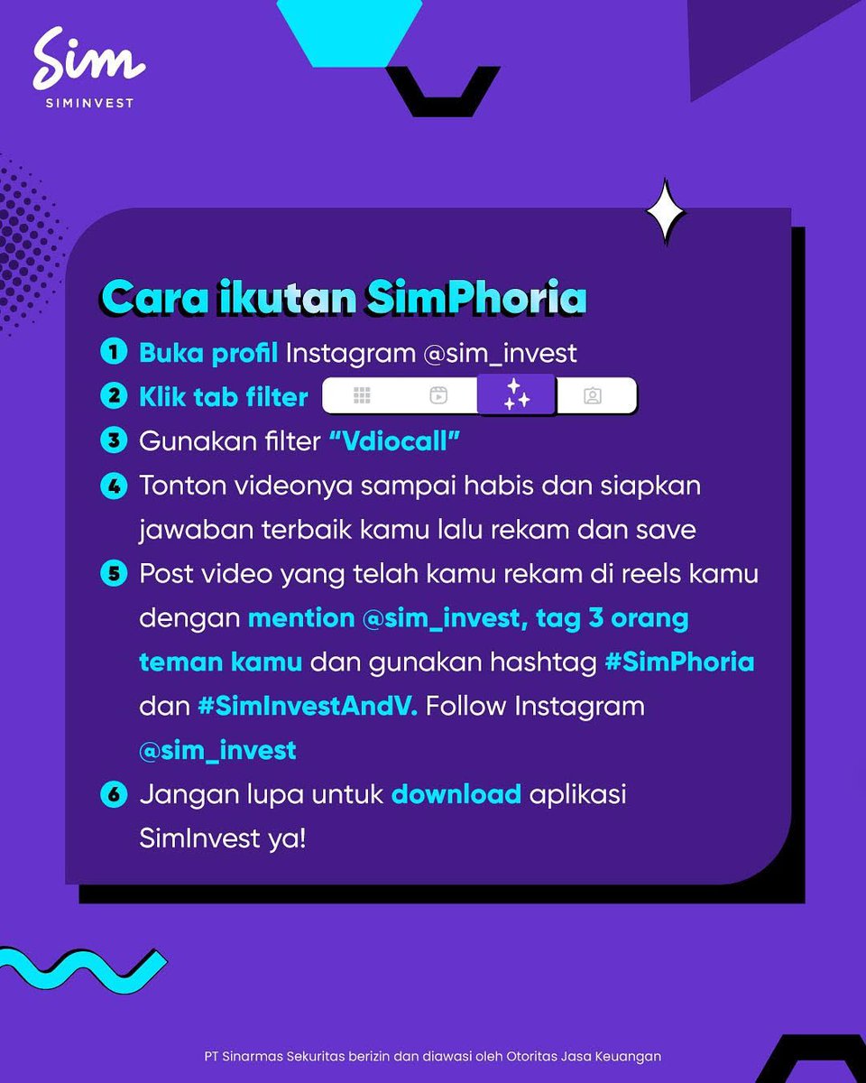 BTSV_TH's tweet photo. SimInvest จัดกิจกรรมพิเศษ! วิดีโอคอลสุดพิเศษกับ ‘วี BTS’ และลุ้นรับของรางวัลพรีเมียมสุดเอ็กซ์คลูซีฟ
SimInvest แพลตฟอร์มการลงทุนชั้นนำจากอินโดนีเซีย ภายใต้ Sinarmas Sekuritas ขอเชิญแฟนคลับและผู้สนใจร่วมสนุกกับกิจกรรมสุดพิเศษ #SimPhoria Video call ที่เปิดโอกาสให้คุณสร้างประสบการณ์วิดีโอคอลเสมือนจริงกับ V ผ่านฟิลเตอร์ Instagram สุดล้ำ
ผู้ที่ครีเอทวิดีโอได้โดดเด่นหรือมียอดไลก์มากที่สุด จะมีสิทธิ์ลุ้นรับของรางวัลพรีเมียมสุดพิเศษที่ออกแบบเฉพาะกิจกรรมนี้ จำนวน 250 รางวัล
กิจกรรมนี้เริ่มตั้งแต่วันนี้ถึง 30 มกราคม 2025 เท่านั้น!
📍วิธีเข้าร่วมกิจกรรม #SimPhoria
1. เปิด Instagram ของ @/sim_invest
2. คลิกที่แท็บฟิลเตอร์ ✨
3. ใช้ฟิลเตอร์ “Vdiocall” สร้างวิดีโอคอลเสมือนจริงกับ V
4. บันทึกวิดีโอที่คุณสร้าง
5. โพสต์วิดีโอใน Reels ของคุณ พร้อม:
- แท็ก @/sim_invest
- แท็กเพื่อน 3 คน
- ใช้แฮชแท็ก #SimPhoria และ #SimInvestAndV
- ติดตาม Instagram @/sim_invest
6. ดาวน์โหลดและติดตั้งแอปพลิเคชัน SimInvest
ติดตามรายละเอียดเพิ่มเติมที่ :
🔗https://t.co/f5L1IwVLDd
SIMINVEST AMBASSADOR V
#TAEHYUNGxSIMINVEST
#VxSimInvest