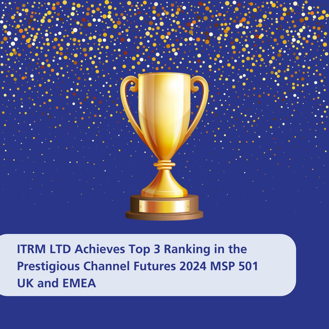 We are proud to have ranked within the top 3 for the 2024 MSP501 Awards in the UK and EMEA 🏆

Read more here: itrm.co.uk/itrm-insights/…

#awardwin #msp501 #IT #ITsupport #MSP #awards #companyaward