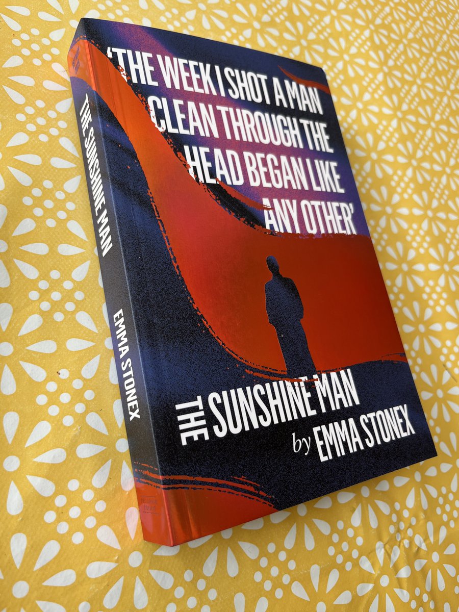 LOOK WHAT HAS JUST ARRIVED! <a href="/StonexEmma/">Emma Stonex</a> I cannot wait to read The Sunshine Man... thank you <a href="/picadorbooks/">Picador Books</a> 
(Out in May 🥳)