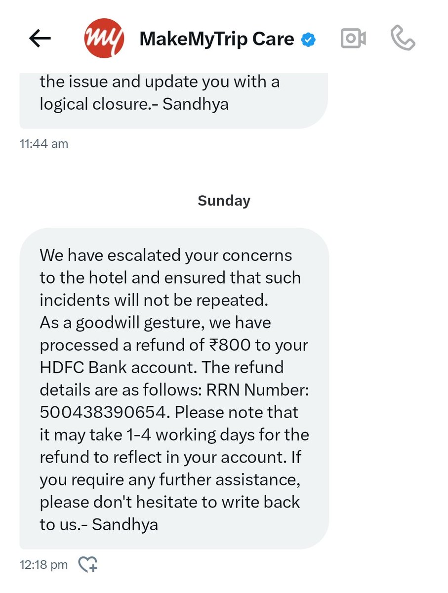 IamRathore's tweet photo. @makemytripcare @makemytrip  Sorry but that is not fair. I paid  INR 3,187. HOW COME THE REFUND IS INR 800/-. Y SHLD I SUFFER WHN THE PROPERTY CLRLY WS NT AS Described IN INFO, WITH ABSENSE OF BREAKFAST. I NEED MY FULL MONEY. I DID NT EVN STAY @ THT PROPERTY FOR SAME REASONS THT I CITED BFOR. https://t.co/b6XYgluaqk